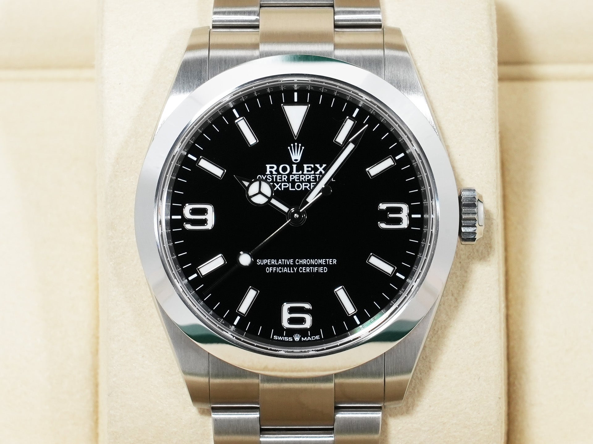 ROLEX Explorer 40 Ref. 224270 Stainless Steel Black Dial Oyster Bracelet Excellent Used Condition 4jgpjr9e