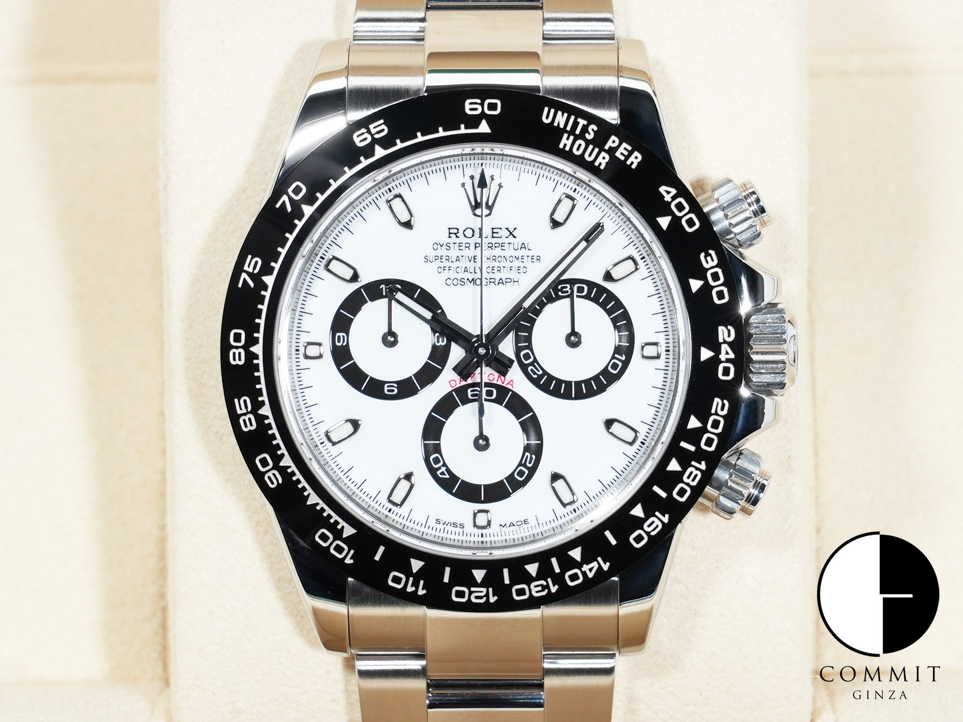 ロレックス デイトナ Ref.116500LN ステンレススチール ホワイト文字盤 美品 mb8zwxhm