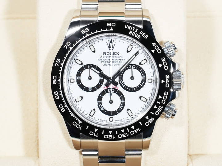 ロレックス デイトナ Ref.116500LN ステンレススチール ホワイト文字盤 美品 mb8zwxhm