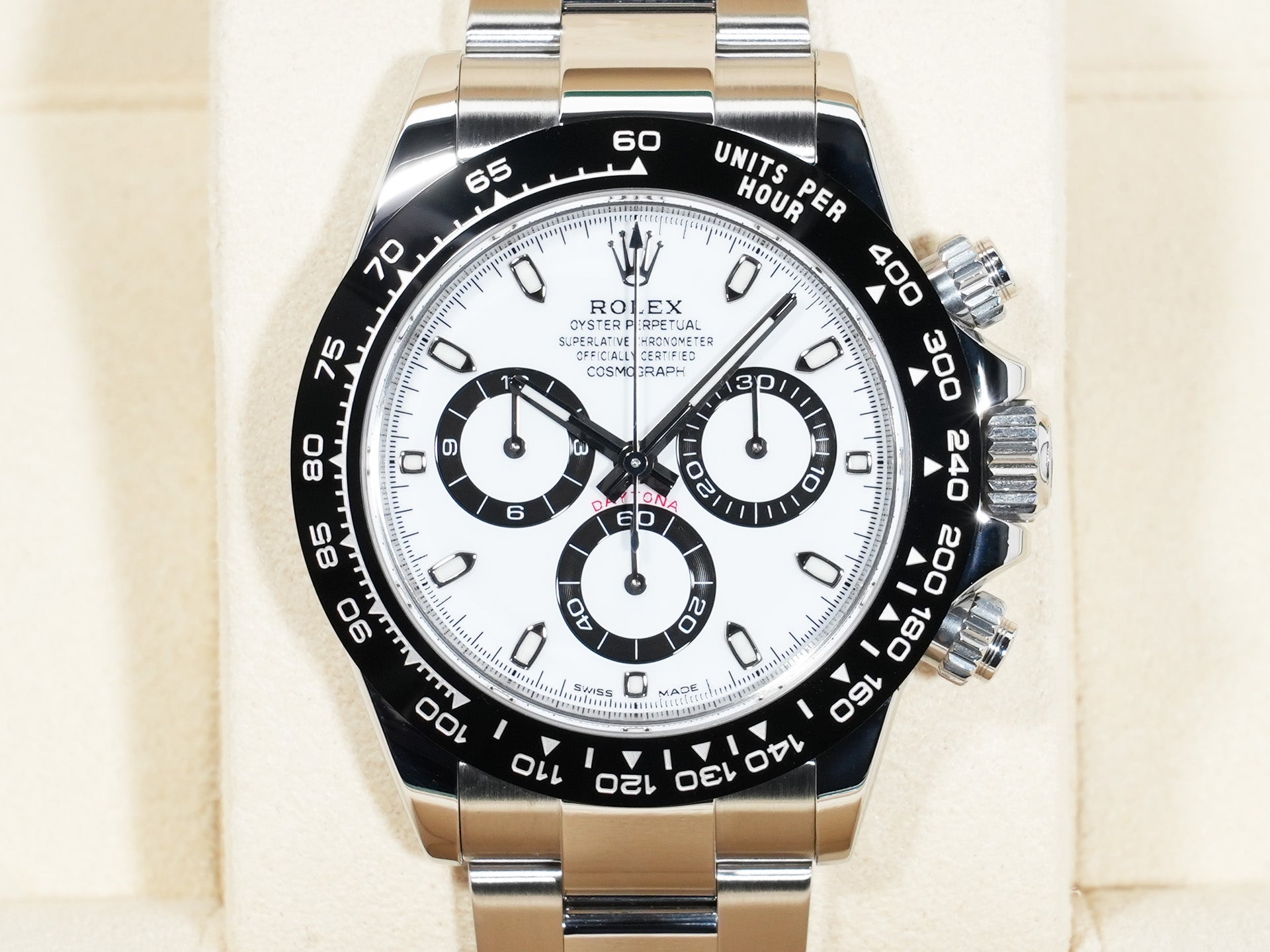 ロレックス デイトナ Ref.116500LN ステンレススチール ホワイト文字盤 美品 mb8zwxhm