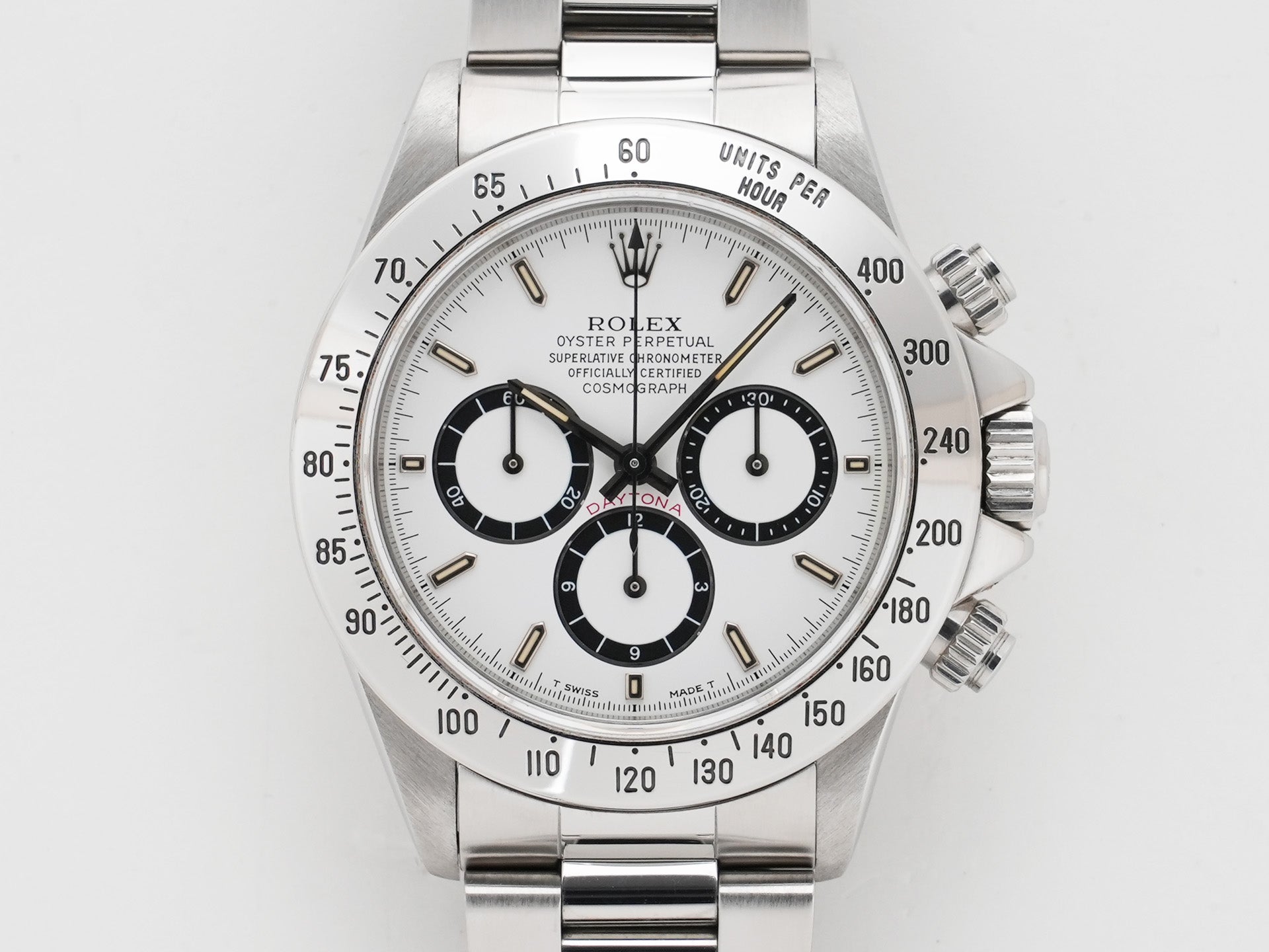 Rolex Daytona El Primero Ref. 16520 Stainless Steel White Dial Used 76md5rpc