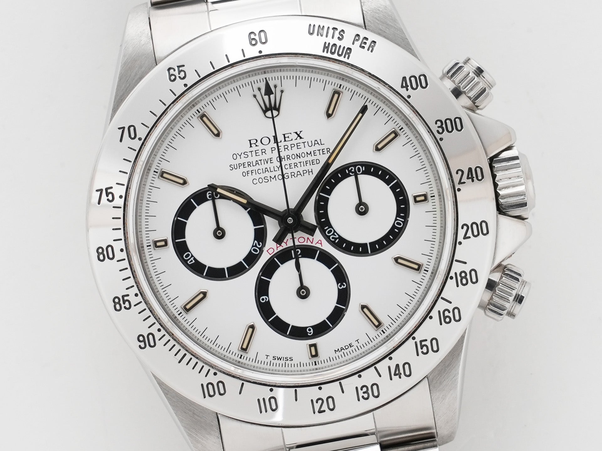 Rolex Daytona El Primero Ref. 16520 Stainless Steel White Dial Used 76md5rpc