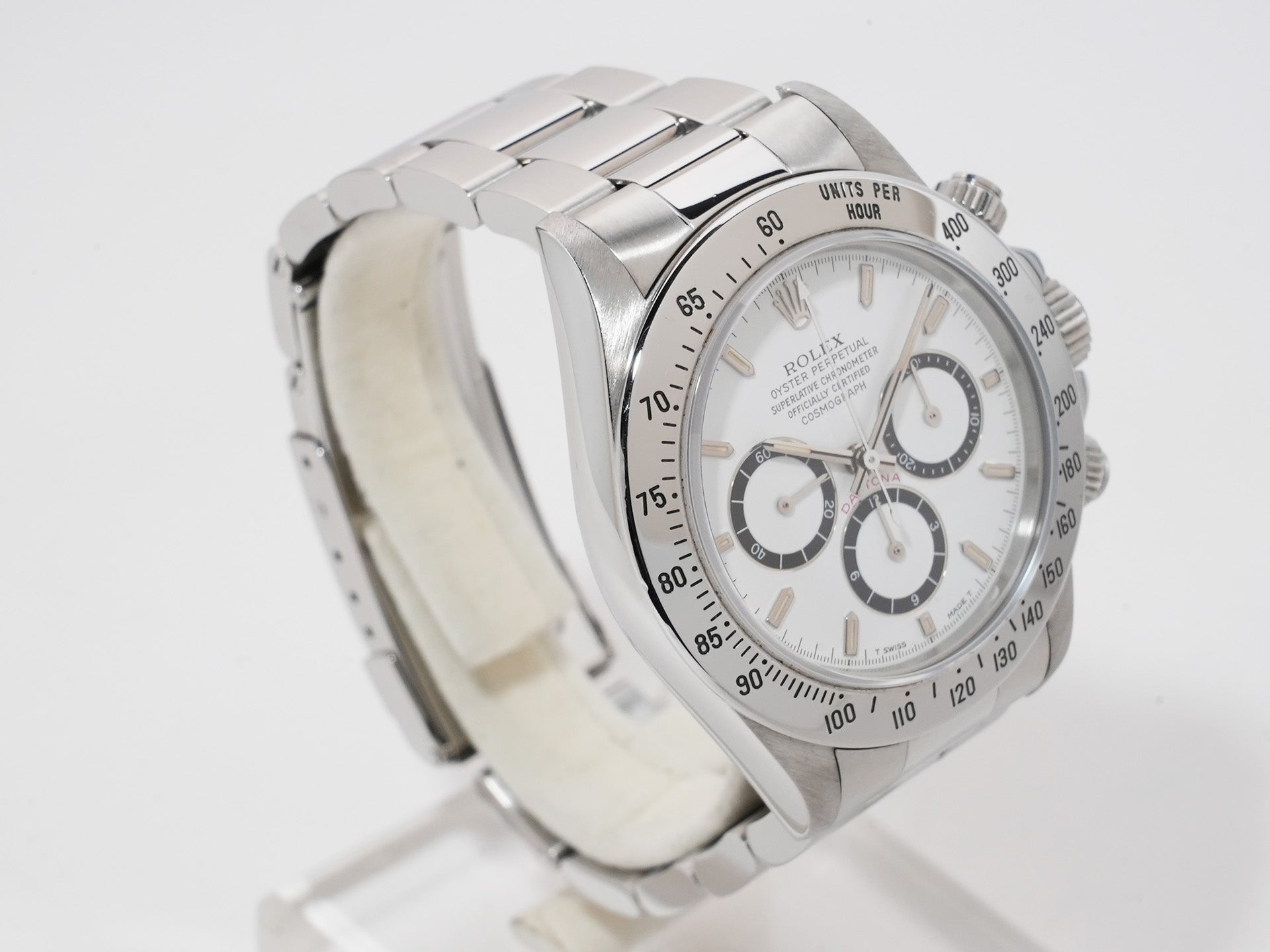 Rolex Daytona El Primero Ref. 16520 Stainless Steel White Dial Used 76md5rpc