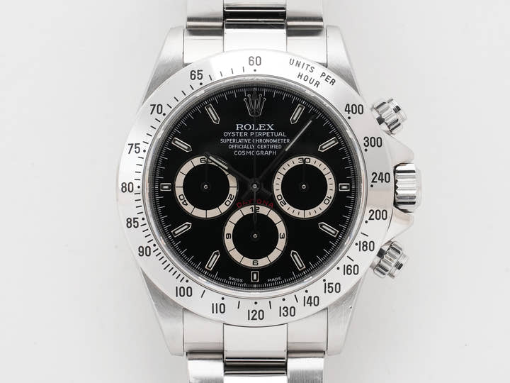 ロレックス デイトナ エルプリメロ Ref.16520 ステンレススチール ブラック文字盤 中古 vxvughan