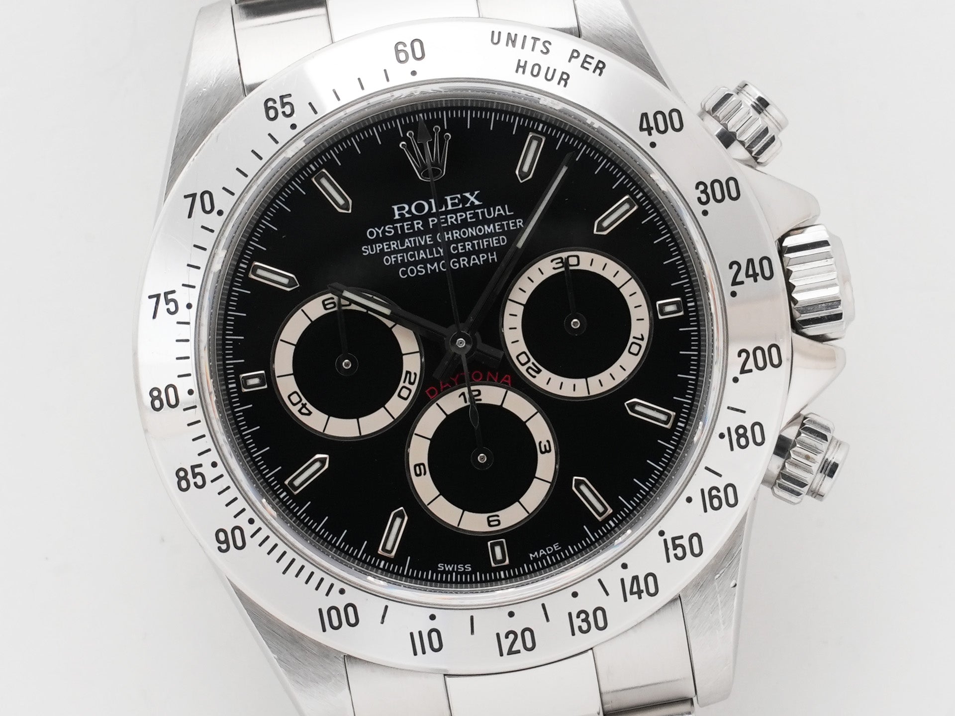 Rolex Daytona El Primero Ref. 16520 Stainless Steel Black Dial Used vxvughan