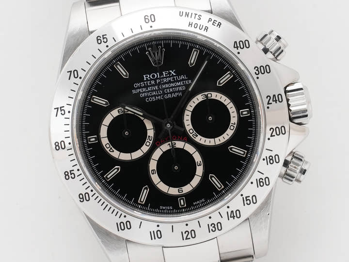 ロレックス デイトナ エルプリメロ Ref.16520 ステンレススチール ブラック文字盤 中古 vxvughan
