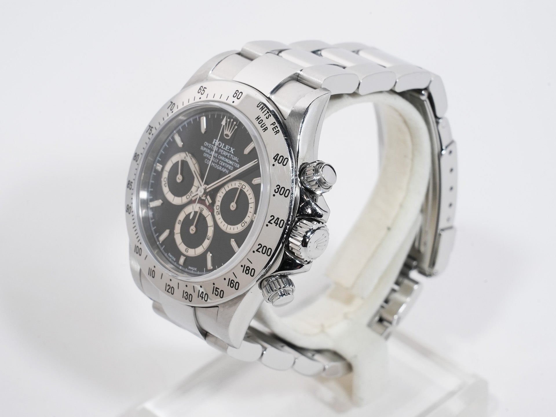 Rolex Daytona El Primero Ref. 16520 Stainless Steel Black Dial Used vxvughan