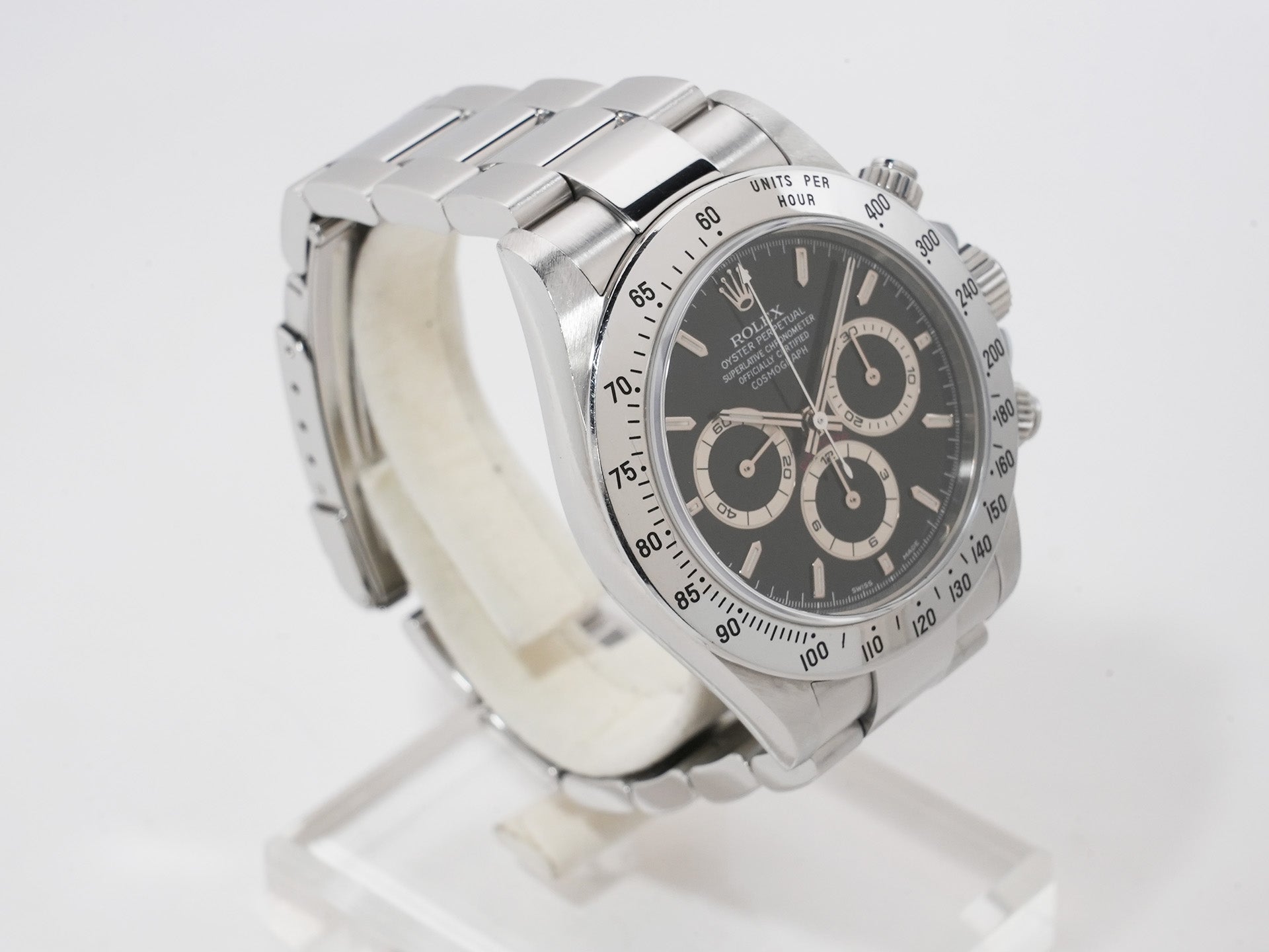 Rolex Daytona El Primero Ref. 16520 Stainless Steel Black Dial Used vxvughan
