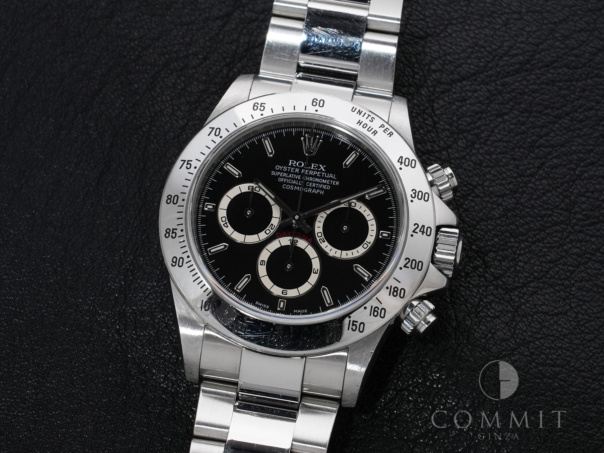 Rolex Daytona El Primero Ref. 16520 Stainless Steel Black Dial Used vxvughan