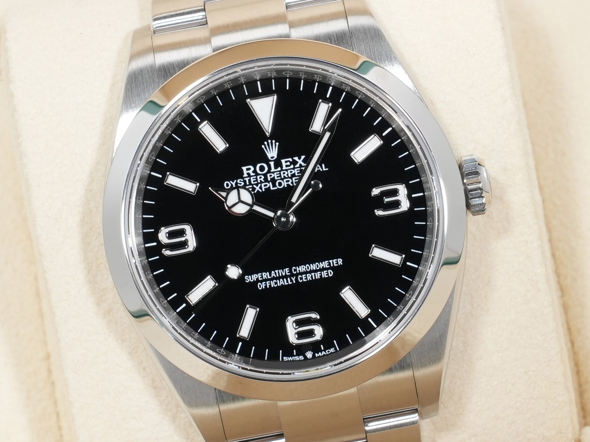 ロレックス エクスプローラー36 Ref.124270 ステンレススチール ブラック文字盤 オイスターブレスレット 中古 ytpg2dxx