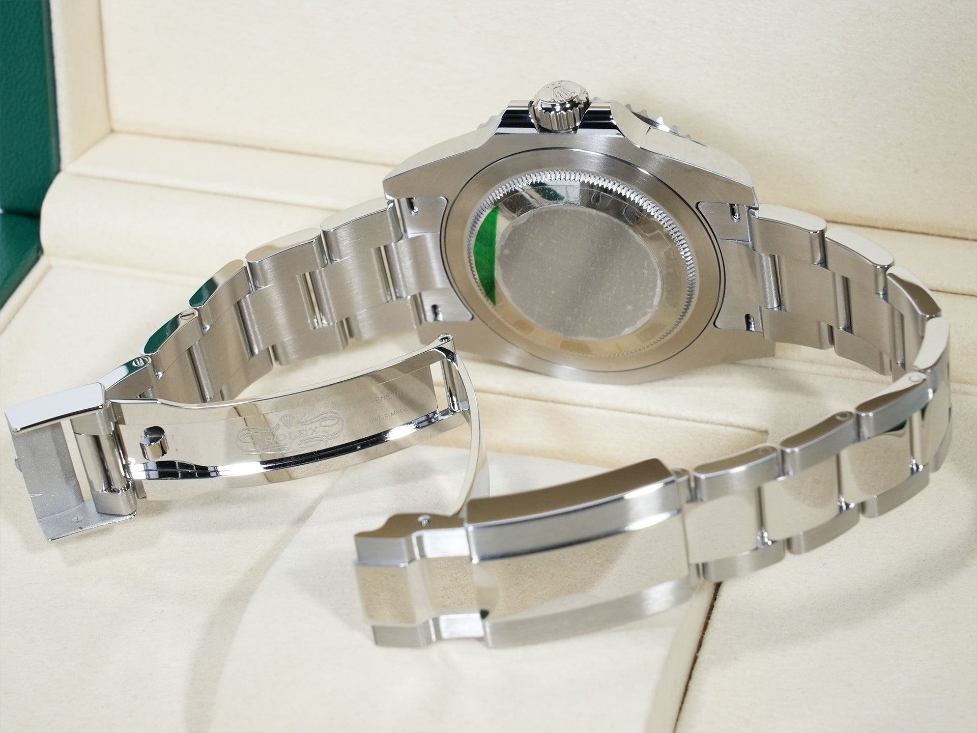 Rolex GMT-Master II Ref. 126710BLNR Stainless Steel Black Dial Oyster Bracelet Unused h2pdnqh7