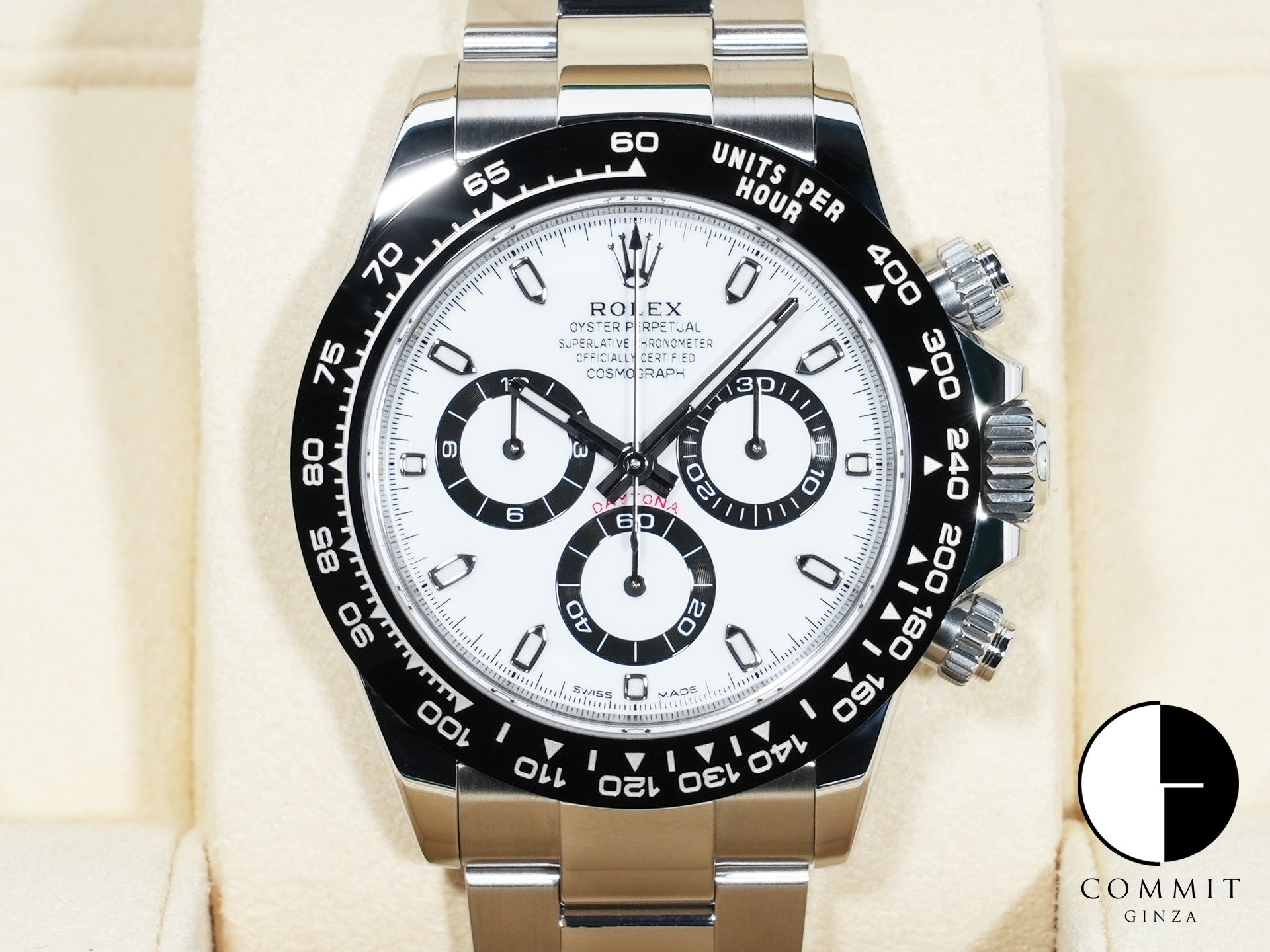 ロレックス デイトナ Ref.116500LN ステンレススチール ホワイト文字盤 美品 gyxx2zvk