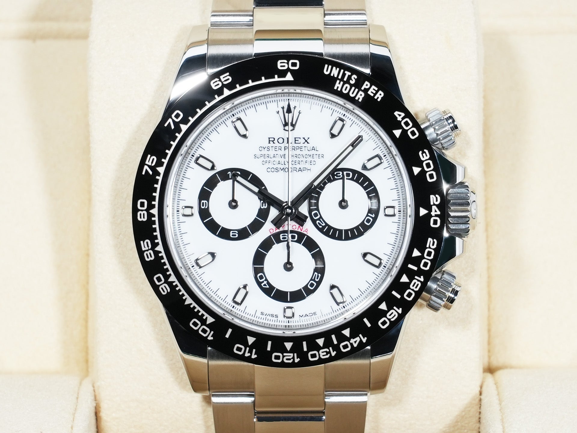 ロレックス デイトナ Ref.116500LN ステンレススチール ホワイト文字盤 美品 gyxx2zvk
