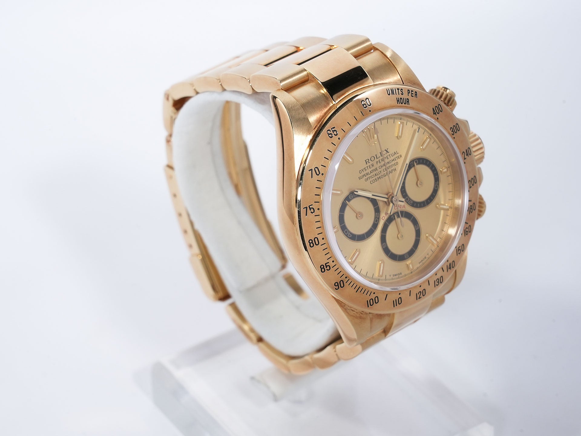 Rolex Daytona El Primero Ref. 16528 Yellow Gold Champagne Dial Used ujfegmhw