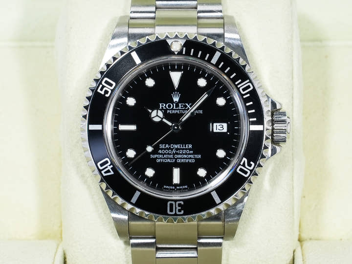 ロレックス シードゥエラー Ref.16600 ステンレススチール ブラック文字盤 中古 yppczpnk