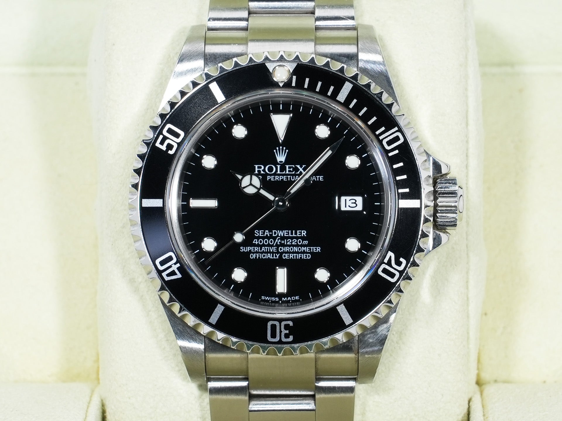 ロレックス シードゥエラー Ref.16600 ステンレススチール ブラック文字盤 中古 yppczpnk