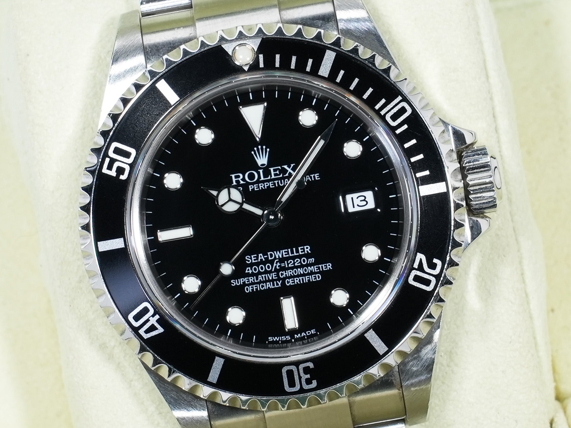 ロレックス シードゥエラー Ref.16600 ステンレススチール ブラック文字盤 中古 yppczpnk