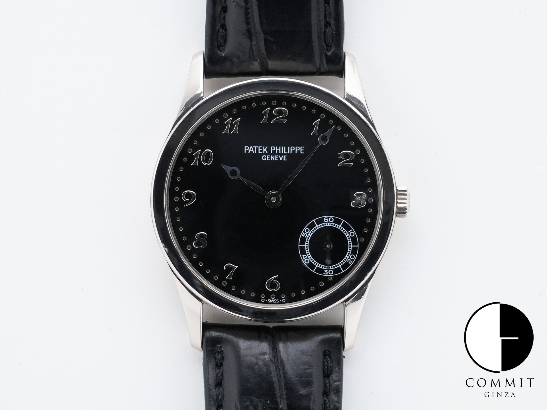 Patek Philippe Calatrava Ref. 5026G-001 White Gold Black Dial Used t5mcdi7q