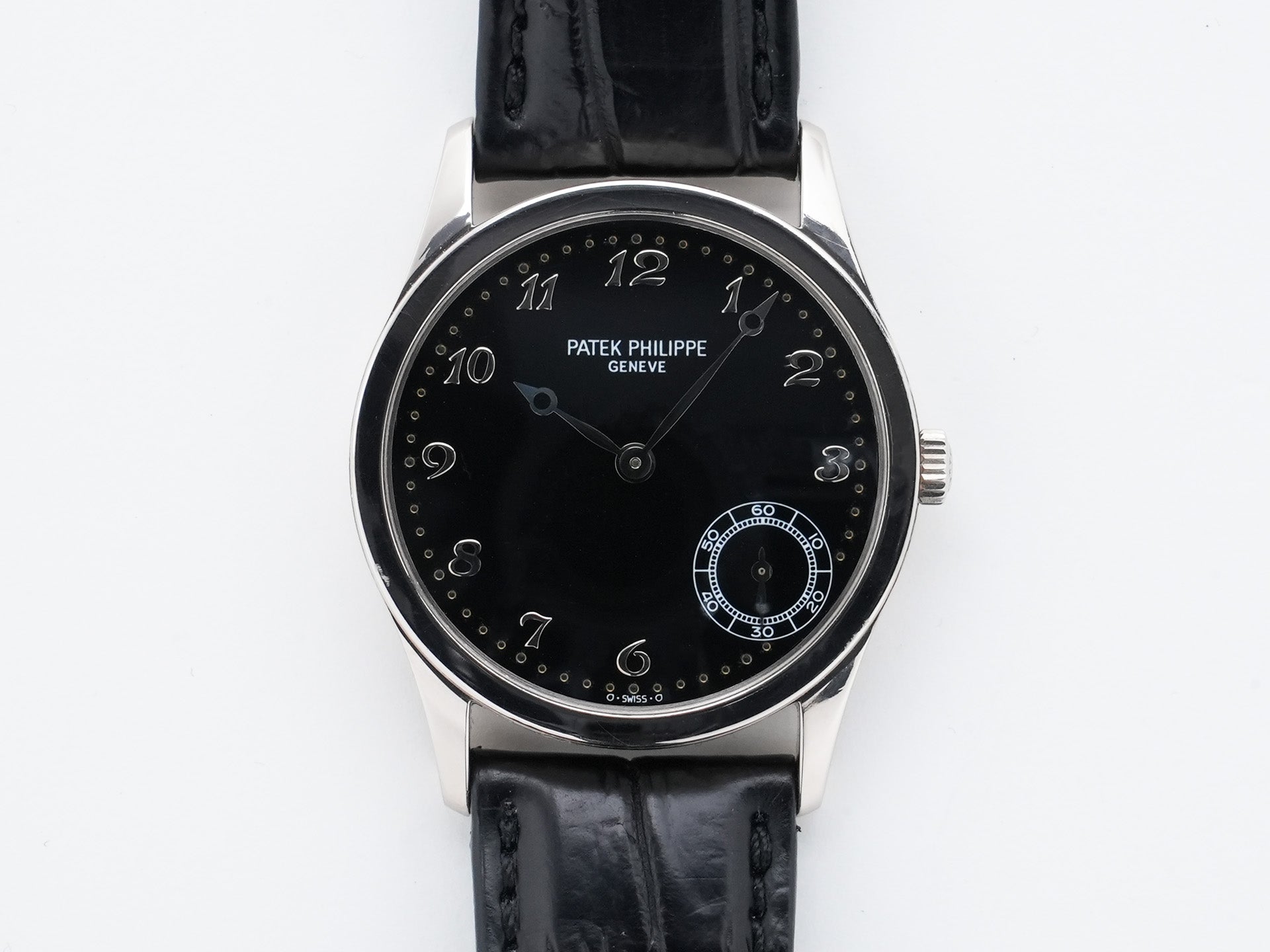 Patek Philippe Calatrava Ref. 5026G-001 White Gold Black Dial Used t5mcdi7q