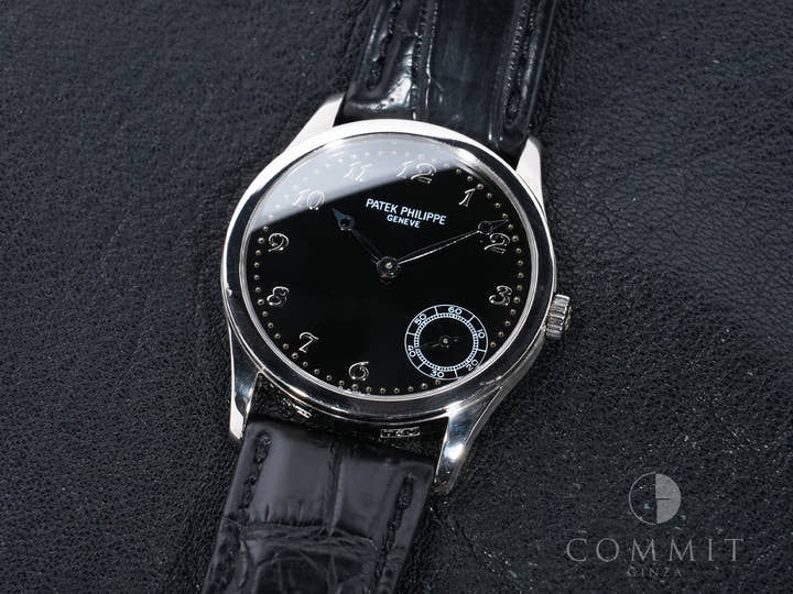 Patek Philippe Calatrava Ref. 5026G-001 White Gold Black Dial Used t5mcdi7q