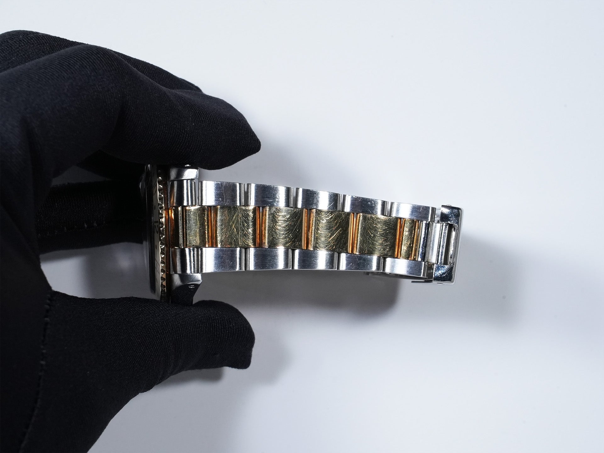 Rolex GMT-Master Ref. 16753 Stainless Steel/Yellow Gold Brown Dial Oyster Bracelet Used e4pi6upm