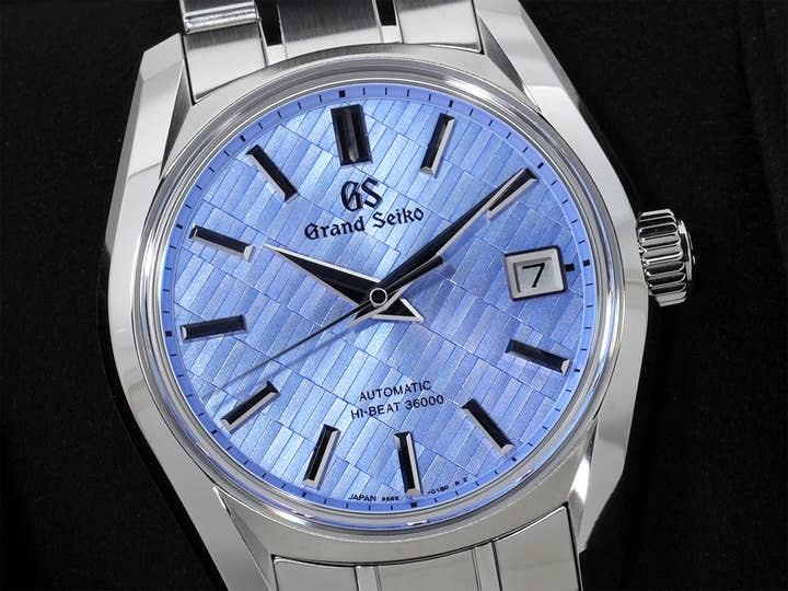 グランドセイコー ヘリテージ コレクション 銀座限定 Ref.SBGH317 ステンレススチール ライトパープル文字盤 未使用 nyh5c8es