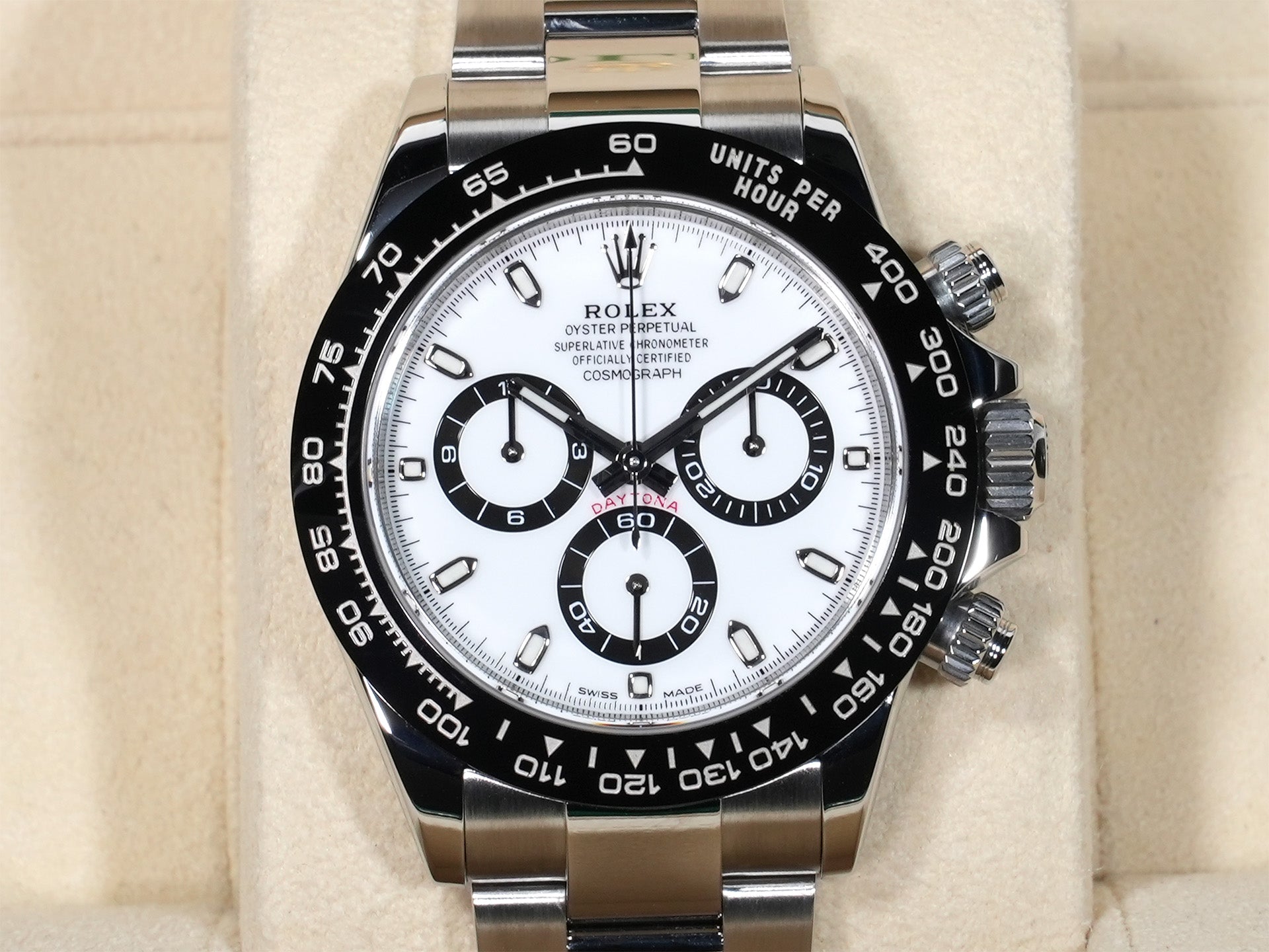 ロレックス デイトナ Ref.116500LN ステンレススチール ホワイト文字盤 美品 jnhjpwqn