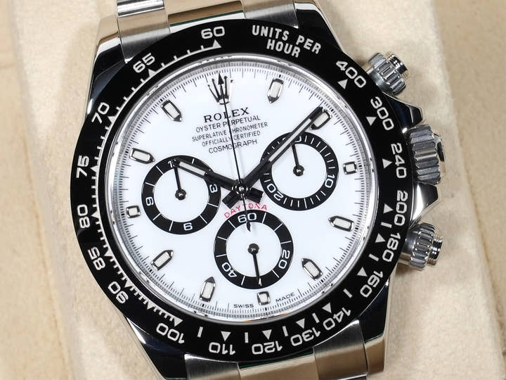 ロレックス デイトナ Ref.116500LN ステンレススチール ホワイト文字盤 美品 jnhjpwqn