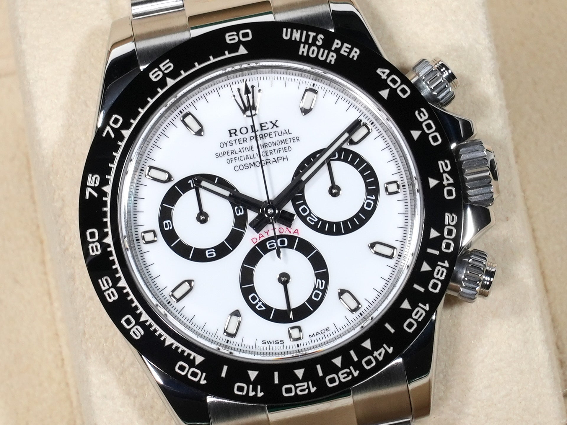 ロレックス デイトナ Ref.116500LN ステンレススチール ホワイト文字盤 美品 jnhjpwqn