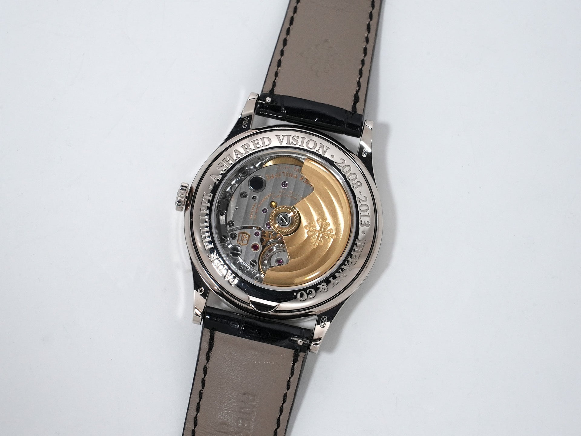 パテックフィリップ アニュアルカレンダー ムーンフェイズ TIFFANY＆CO. Ref.5396G-012 ホワイトゴールド ブラック文字盤 美中古 9jovmryy