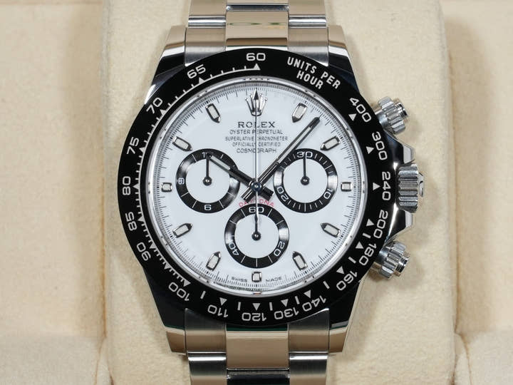 ロレックス デイトナ Ref.116500LN ステンレススチール ホワイト文字盤 美中古 e9pke4aj