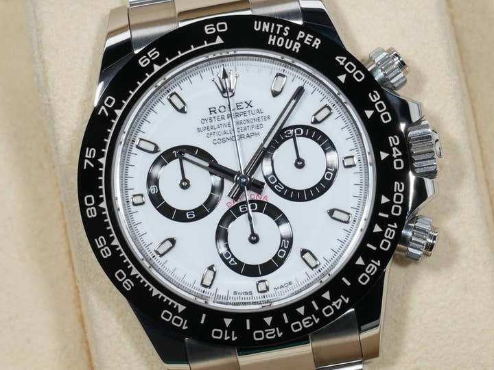 ロレックス デイトナ Ref.116500LN ステンレススチール ホワイト文字盤 美中古 e9pke4aj