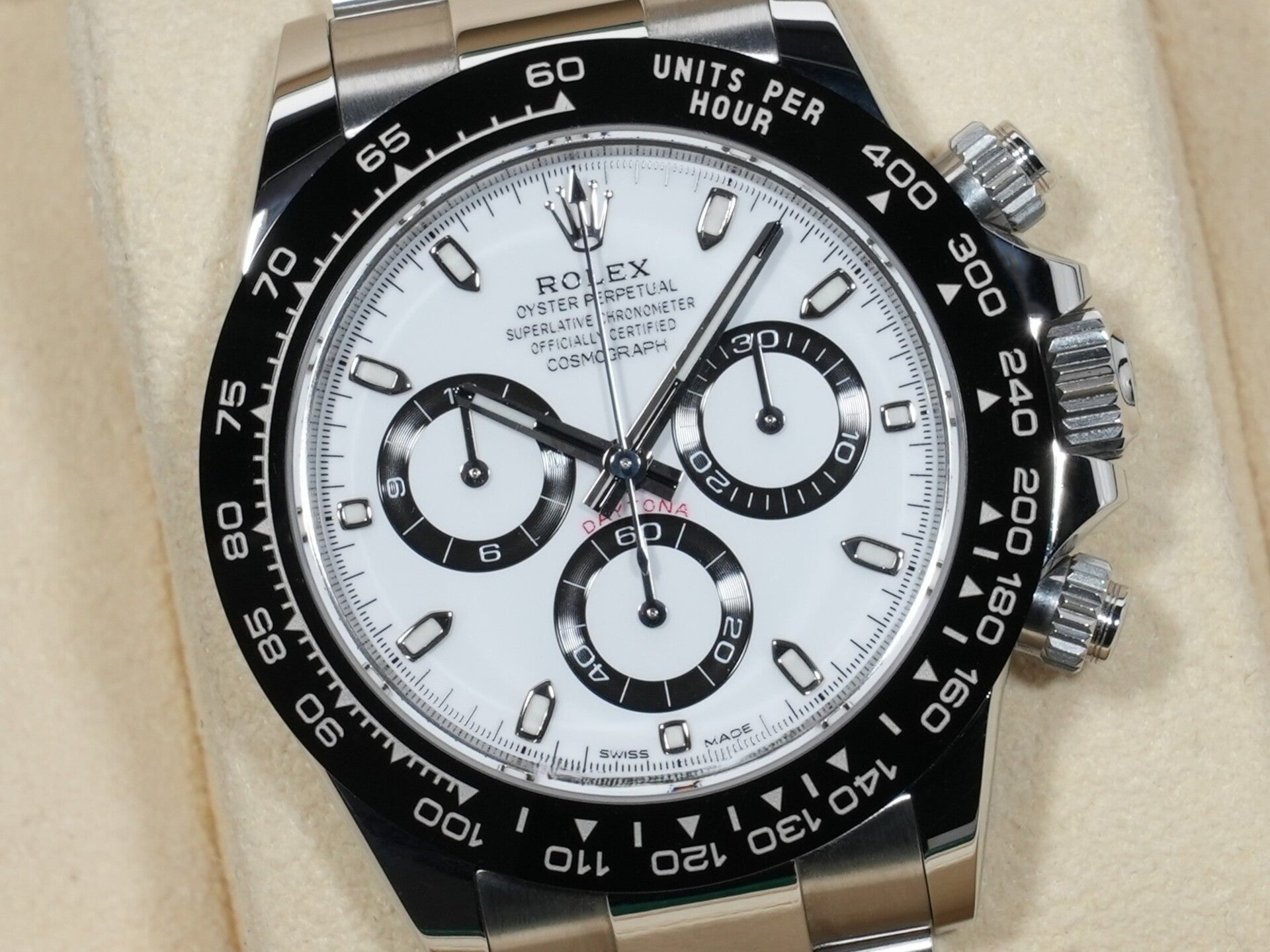 ロレックス デイトナ Ref.116500LN ステンレススチール ホワイト文字盤 美中古 e9pke4aj