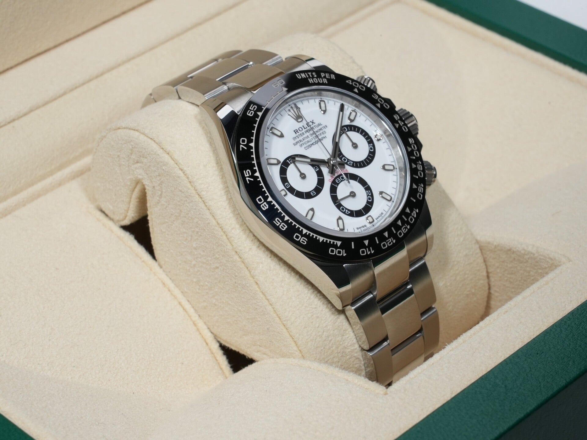 ロレックス デイトナ Ref.116500LN ステンレススチール ホワイト文字盤 美中古 e9pke4aj