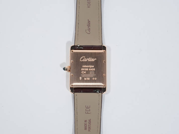 カルティエ タンク ルイ カルティエ Ref.WGTA0011 ピンクゴールド シルバー文字盤 美中古 p6g8a2sq