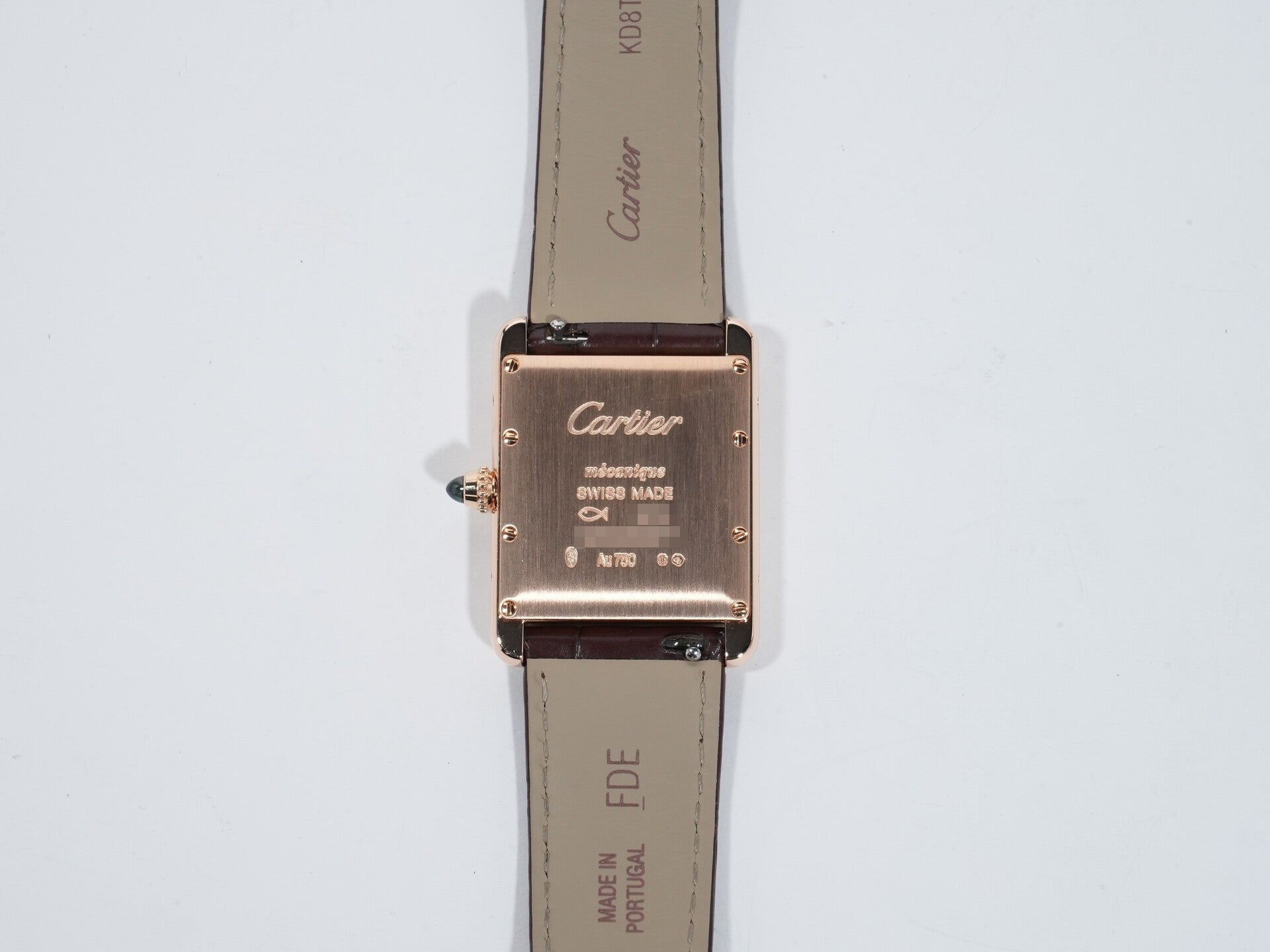 カルティエ タンク ルイ カルティエ Ref.WGTA0011 ピンクゴールド シルバー文字盤 美中古 p6g8a2sq