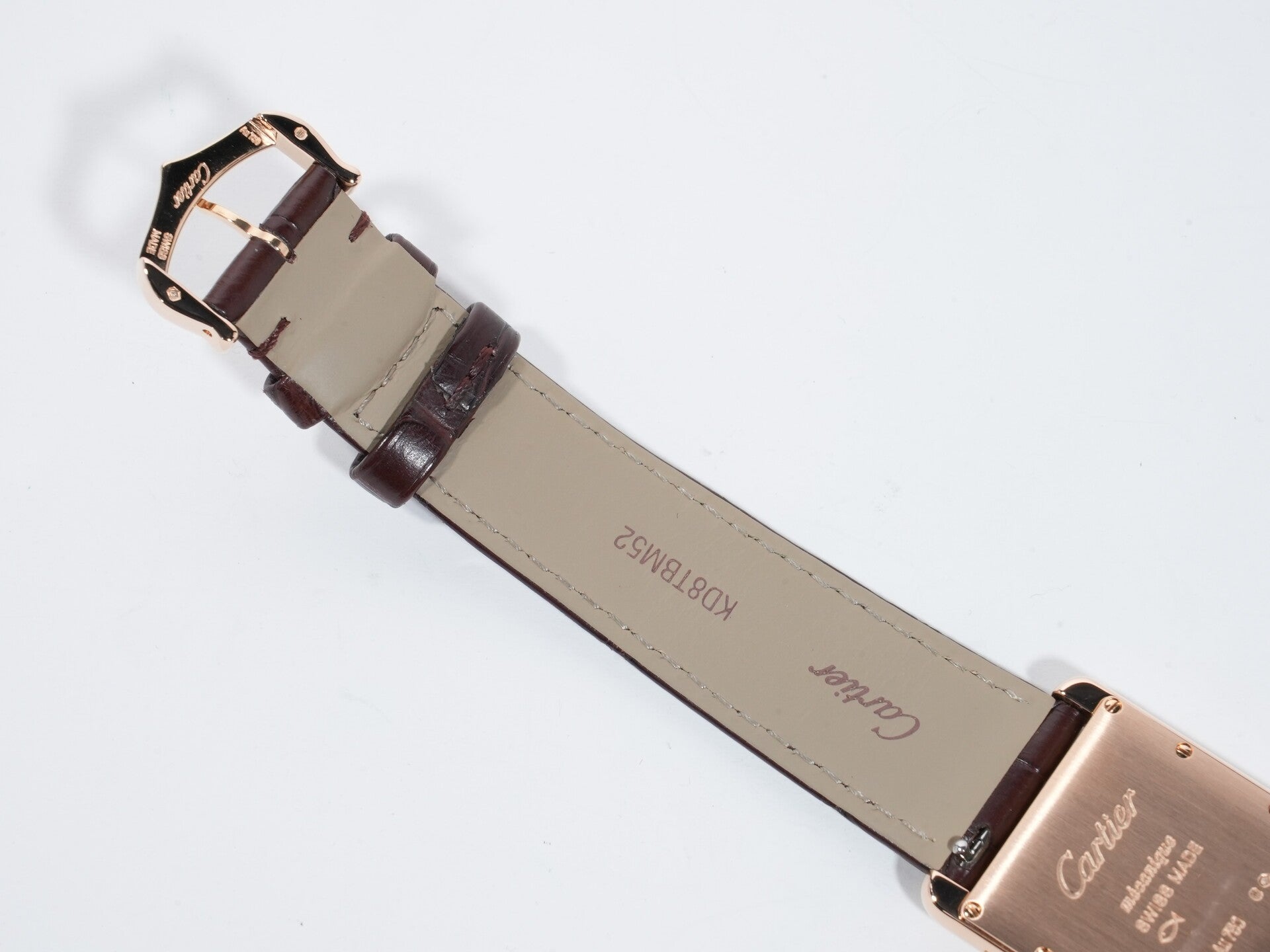 カルティエ タンク ルイ カルティエ Ref.WGTA0011 ピンクゴールド シルバー文字盤 美中古 p6g8a2sq