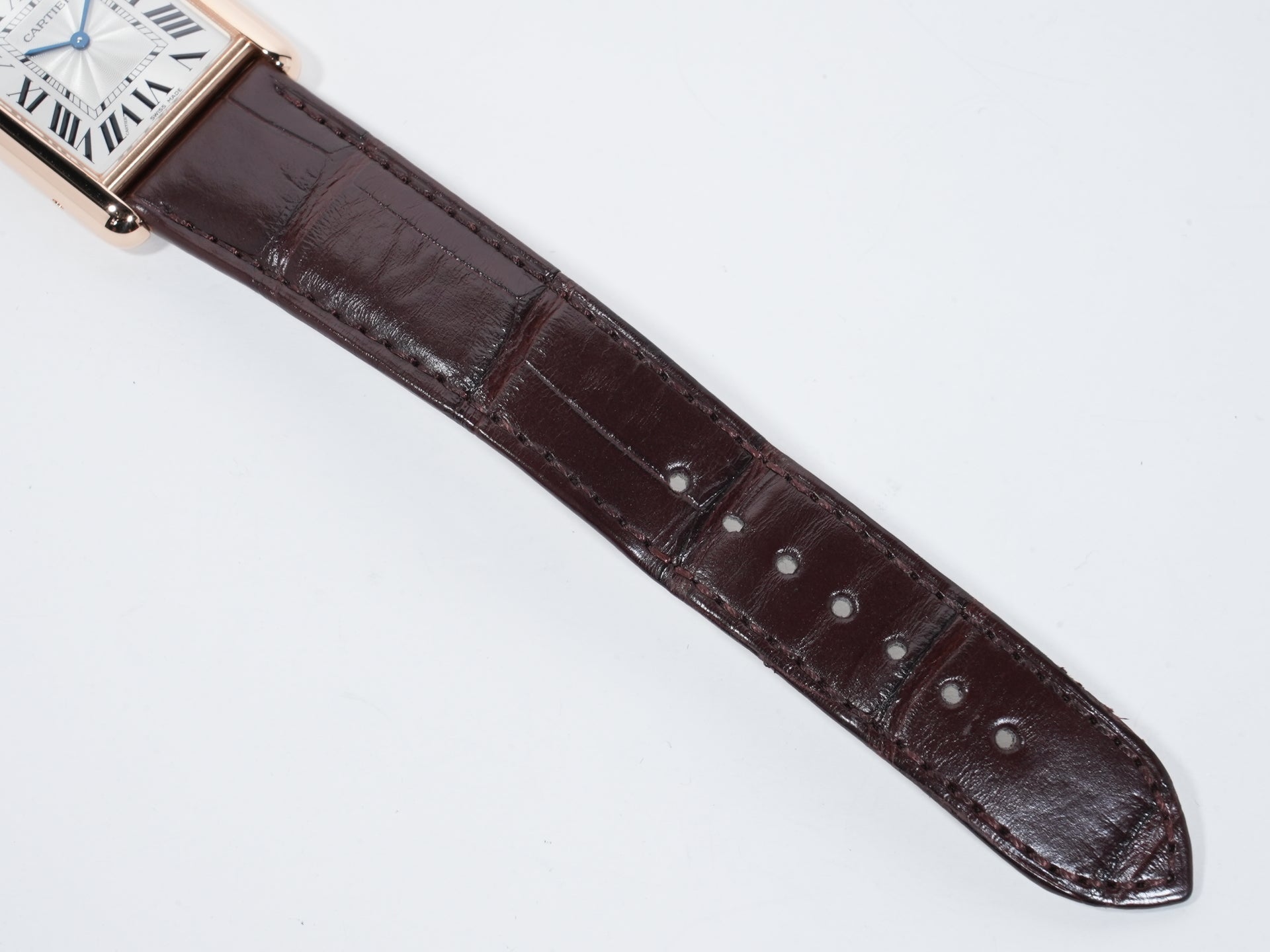 カルティエ タンク ルイ カルティエ Ref.WGTA0011 ピンクゴールド シルバー文字盤 美中古 p6g8a2sq