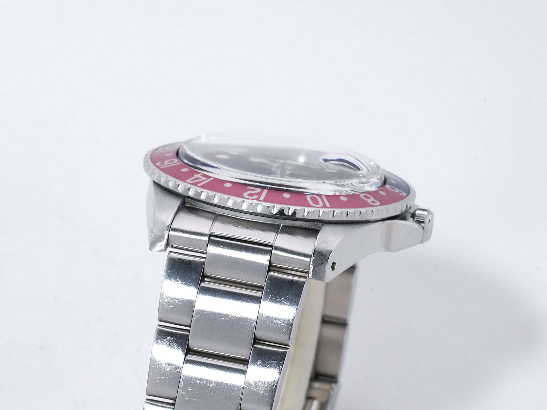 ロレックス GMTマスター Ref.1675 ステンレススチール ブラック文字盤 オイスターブレスレット 中古 bpatfghy