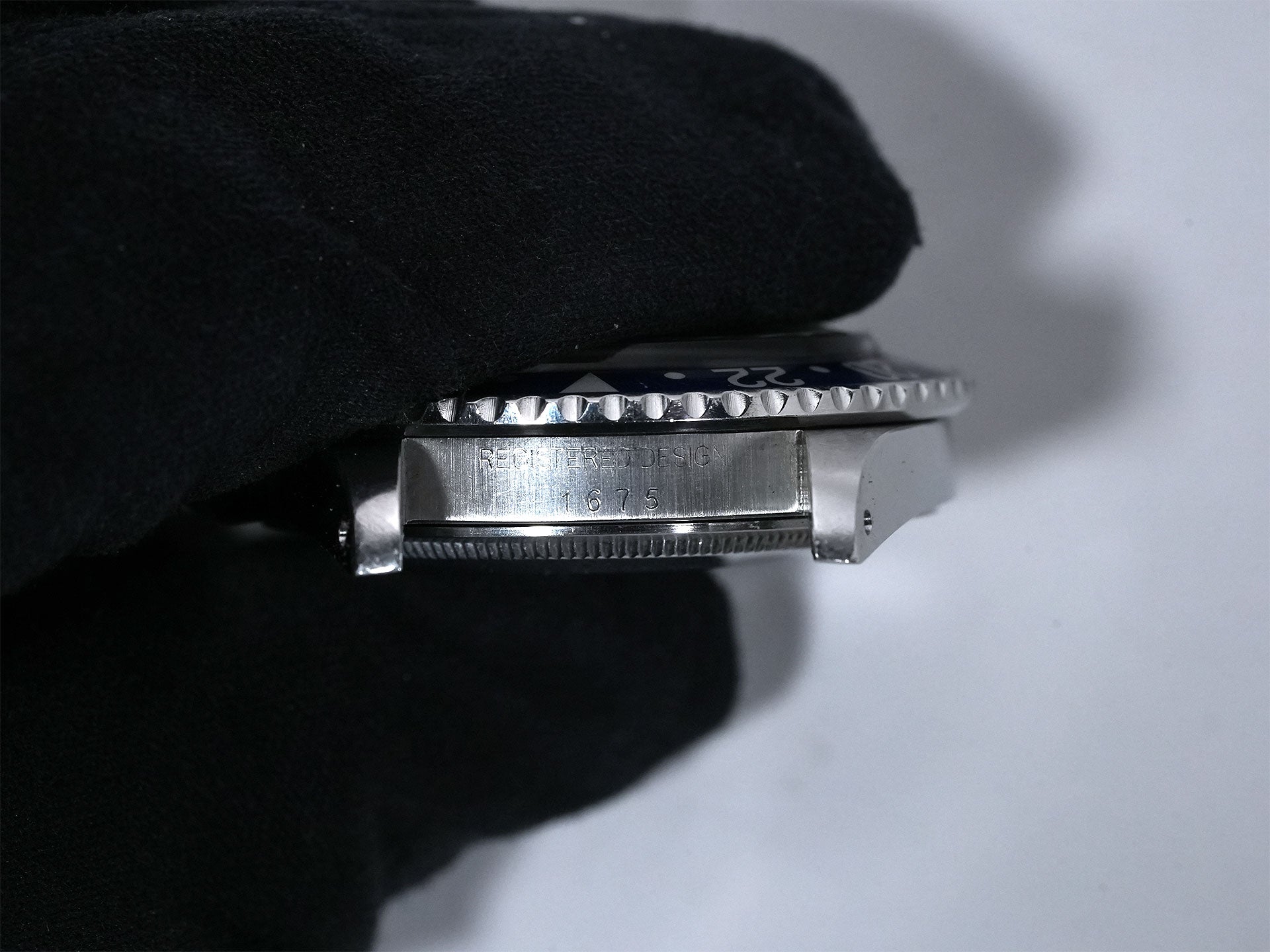 ロレックス GMTマスター Ref.1675 ステンレススチール ブラック文字盤 オイスターブレスレット 中古 bpatfghy