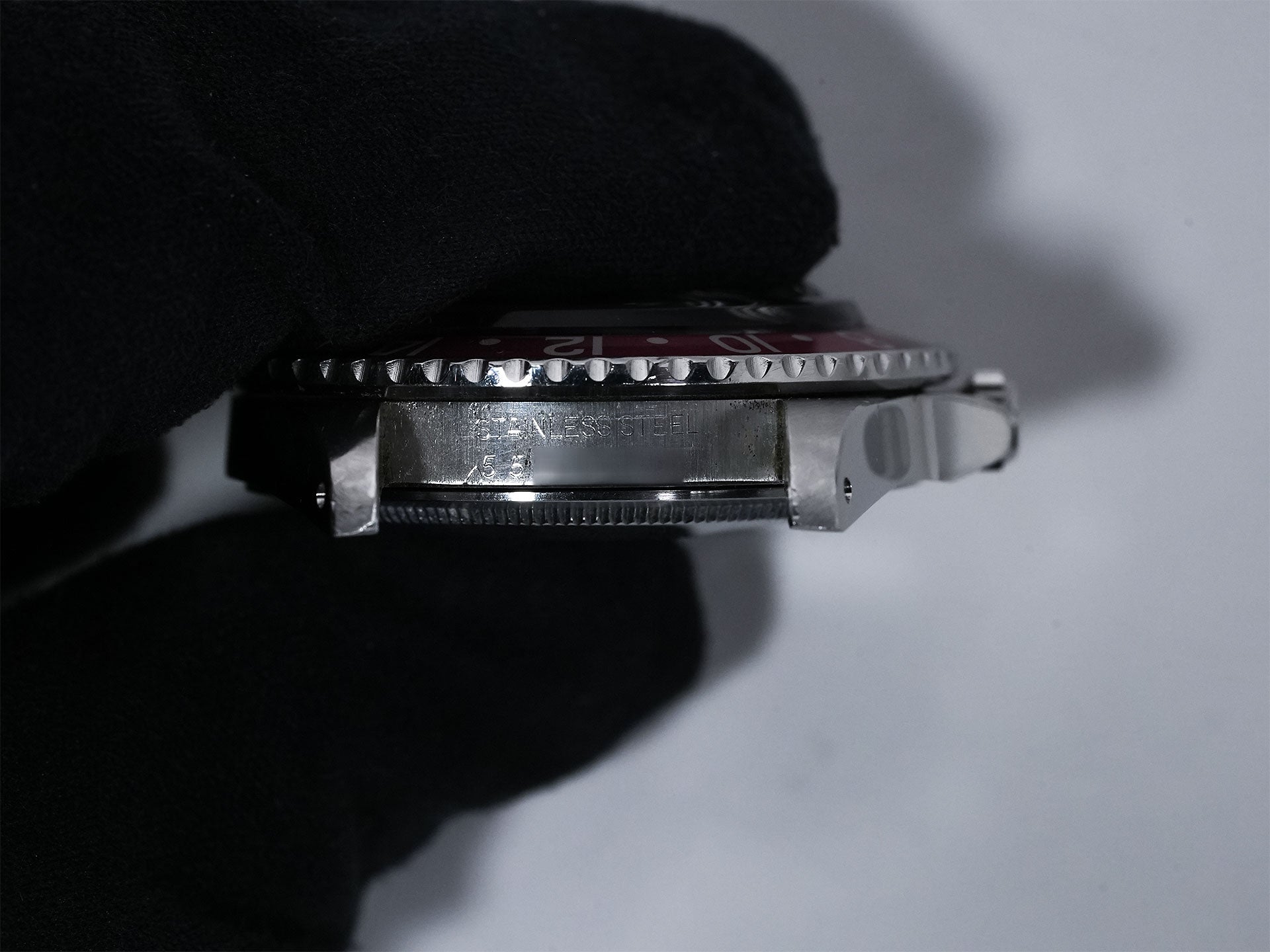 ロレックス GMTマスター Ref.1675 ステンレススチール ブラック文字盤 オイスターブレスレット 中古 bpatfghy