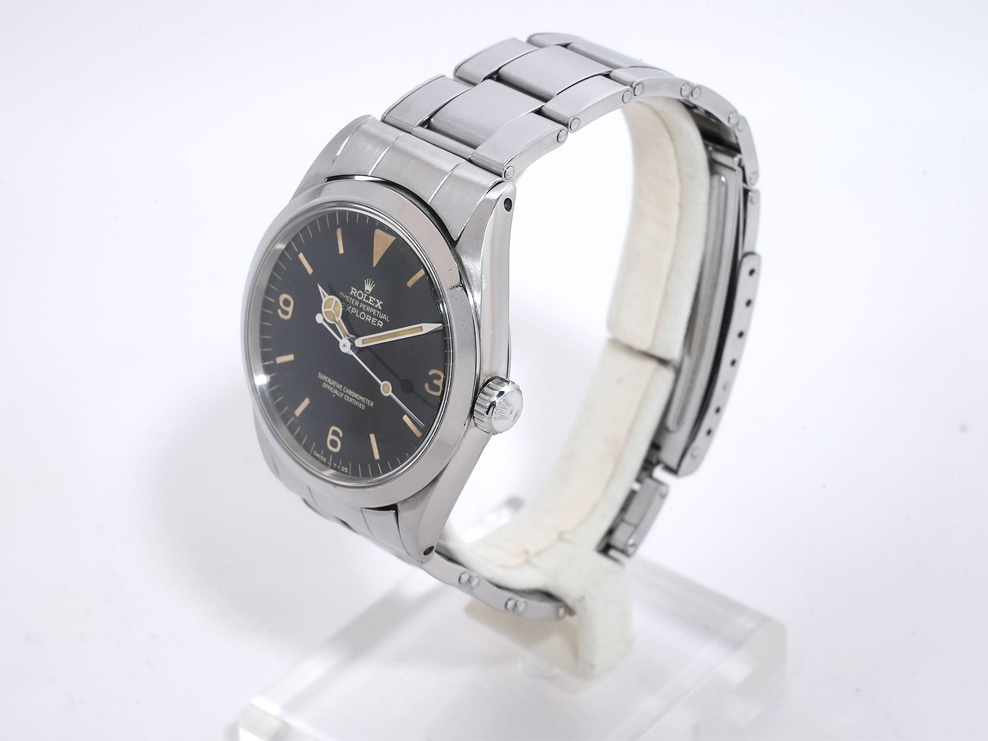 ロレックス エクスプローラーI Ref.1016 ステンレススチール ブラック文字盤 中古 ooahsvmq