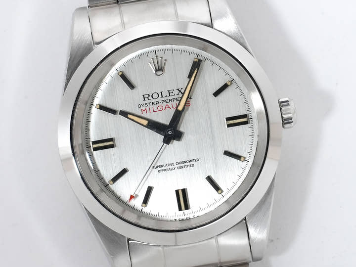 ロレックス ミルガウス Ref.1019 ステンレススチール シルバー文字盤 中古 tbu3ktgt
