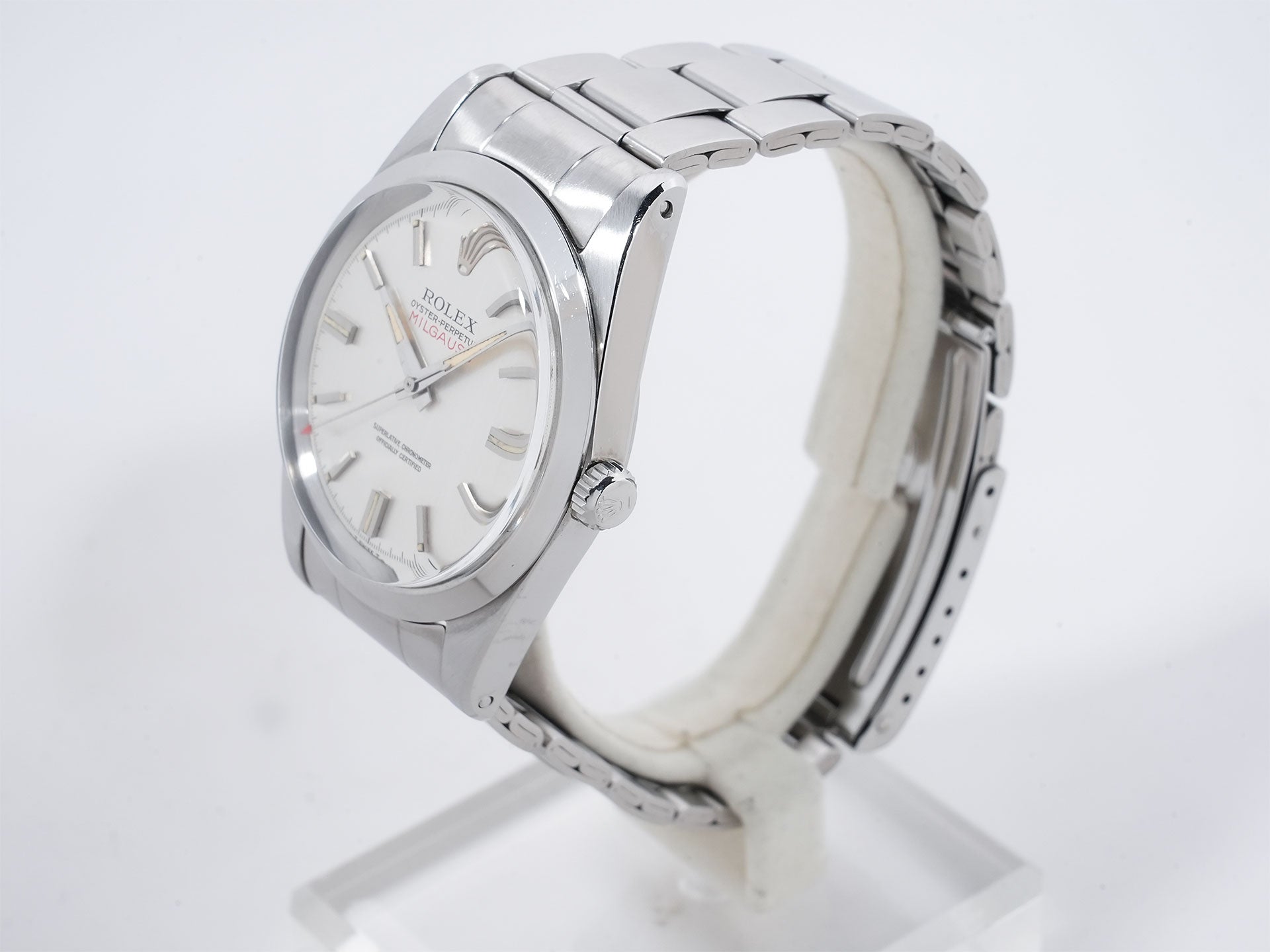 ロレックス ミルガウス Ref.1019 ステンレススチール シルバー文字盤 中古 tbu3ktgt