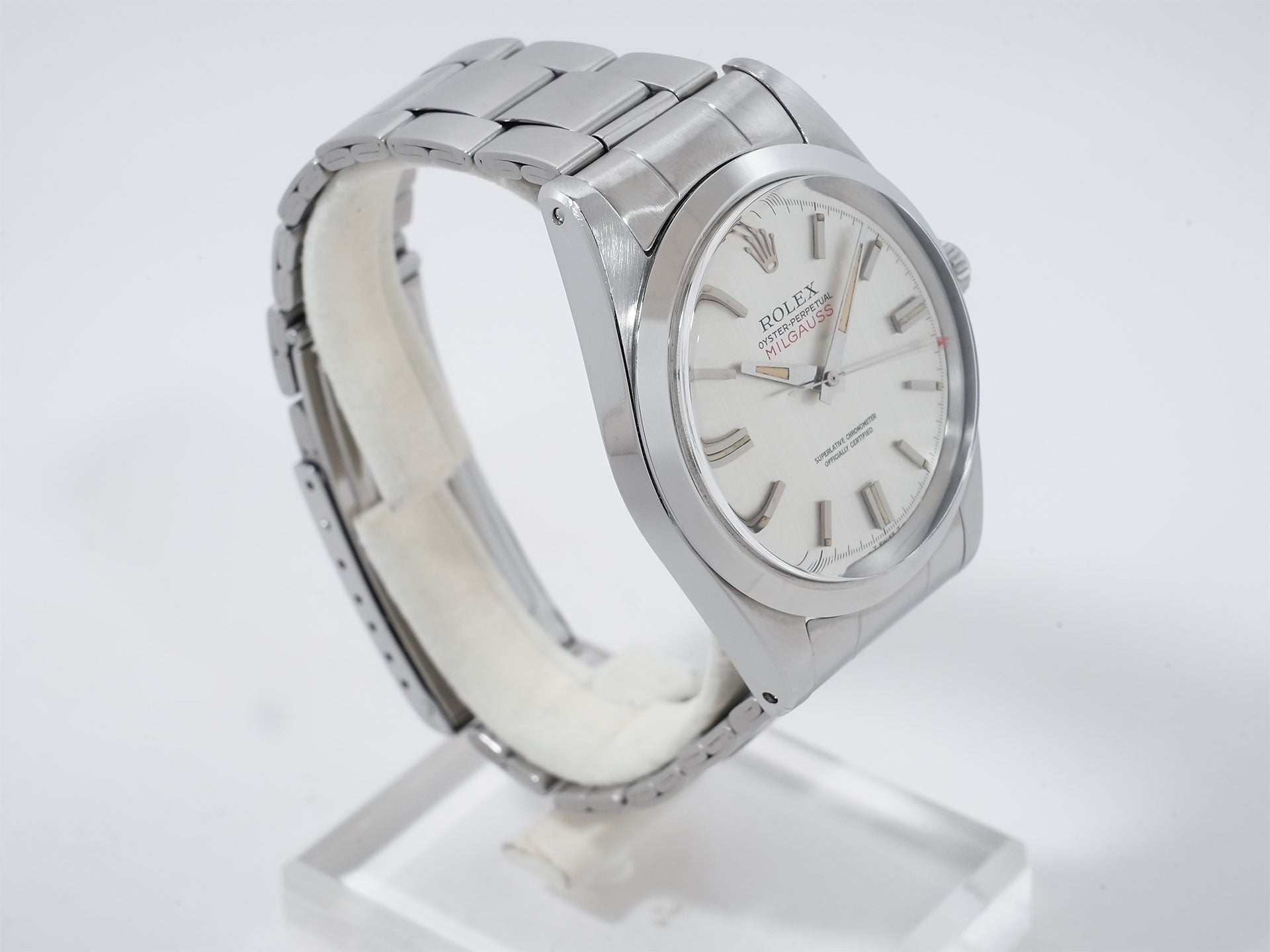 ロレックス ミルガウス Ref.1019 ステンレススチール シルバー文字盤 中古 tbu3ktgt
