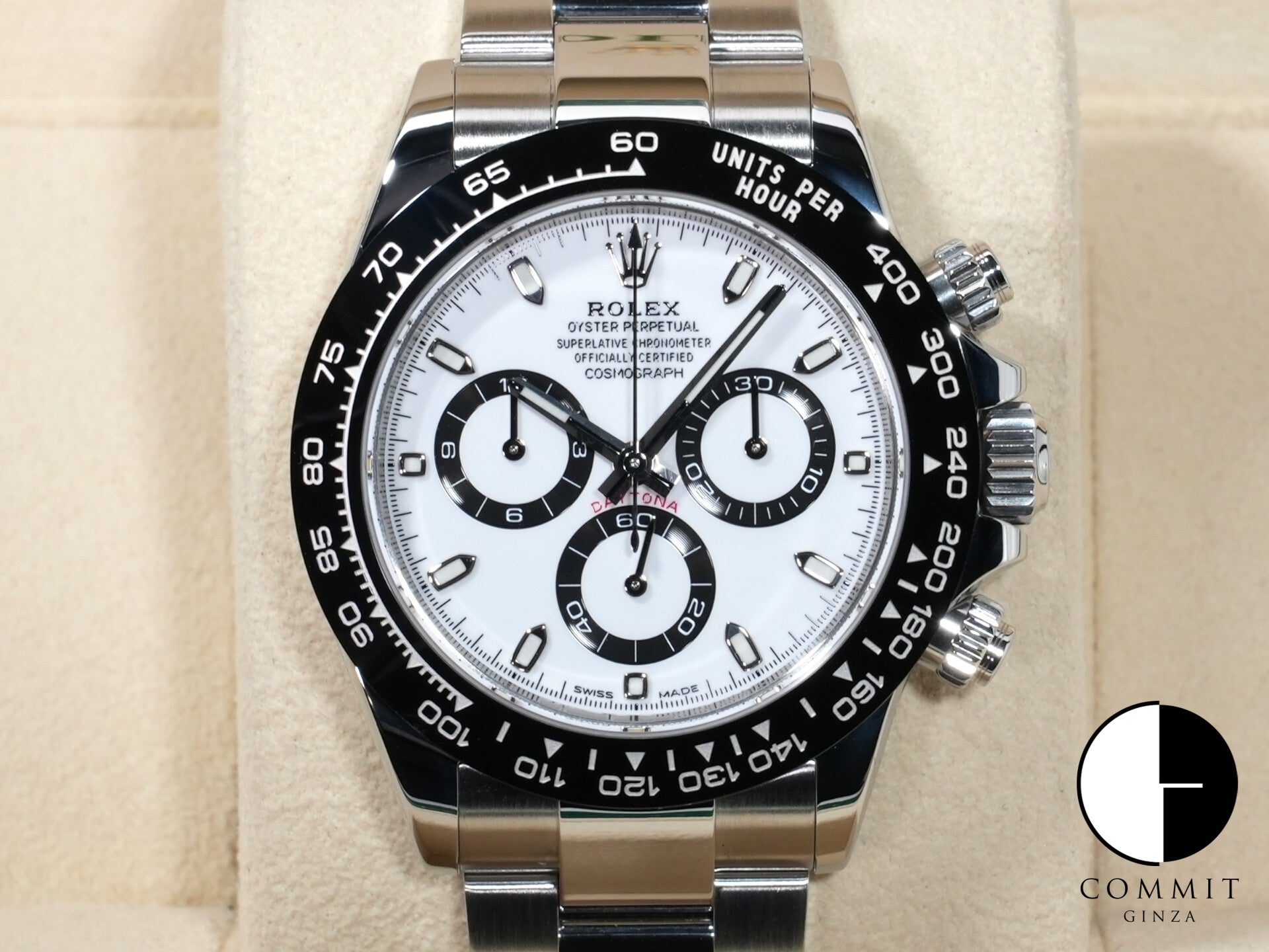 ロレックス デイトナ Ref.116500LN ステンレススチール ホワイト文字盤 中古 bt3kuj4u