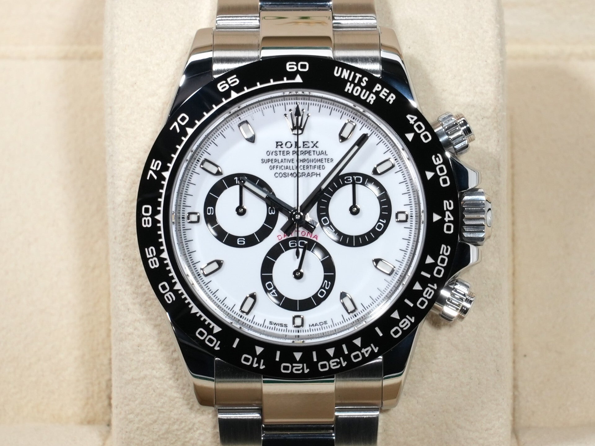 ロレックス デイトナ Ref.116500LN ステンレススチール ホワイト文字盤 中古 bt3kuj4u