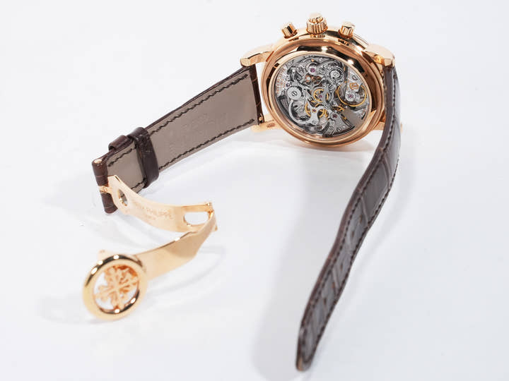 パテックフィリップ パーペチュアルカレンダー スプリットセコンド クロノグラフ Ref.5204R-001 ローズゴールド シルバーオパーリン文字盤 中古 wdrw8dyc