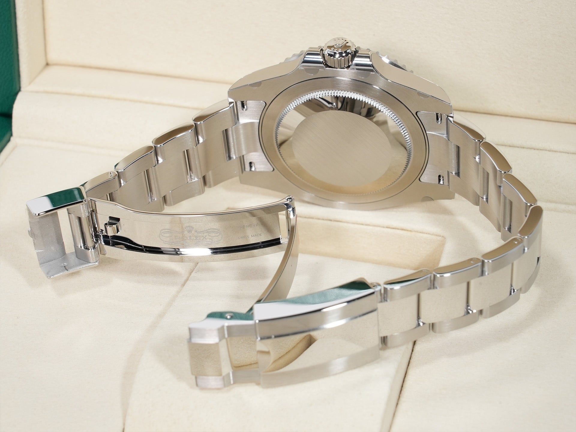 Rolex GMT-Master II Ref.126710GRNR Stainless Steel Black Dial Oyster Bracelet Unused sofkk5cm