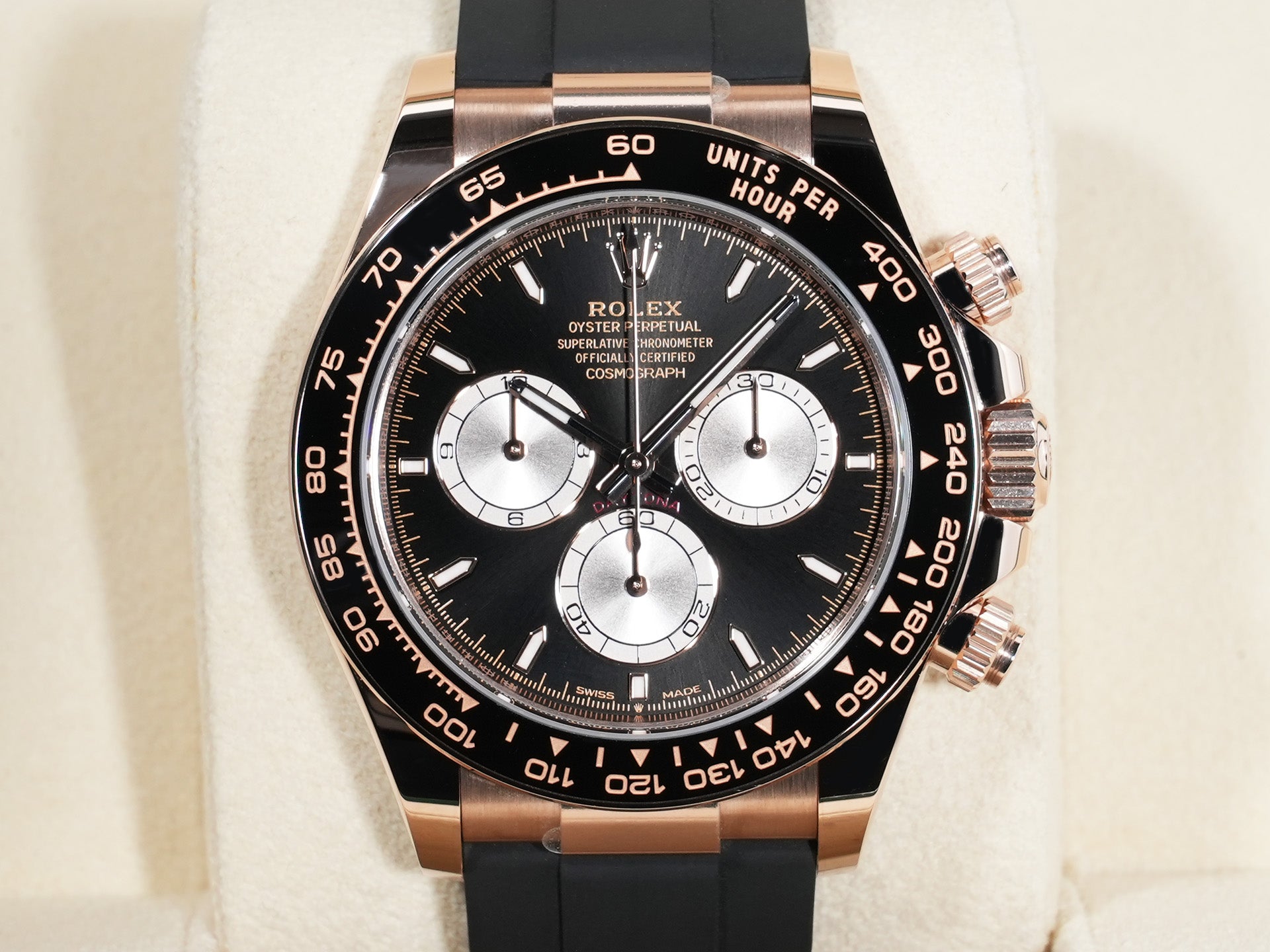ロレックス デイトナ Ref.126515LN エバーローズゴールド ブライトブラックxサンダスト文字盤 美品 h2t55mtw